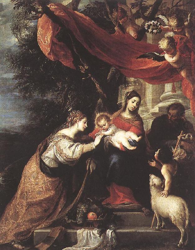 The Mystic Marriage of St Catherine klj, CEREZO, Mateo